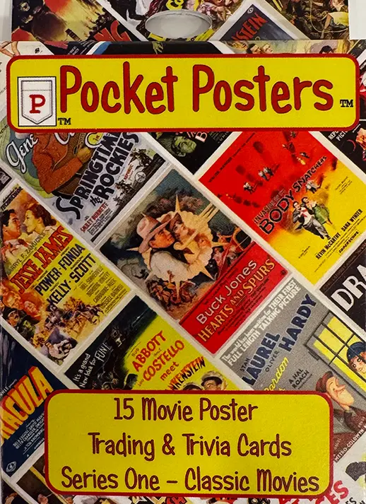 Pocket Posters™: 15 Movie Poster Trading and Trivia Cards Pack - Series One - Classic Movies